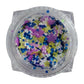 CNBS Glitter - Multi-Coloured Flowers #02