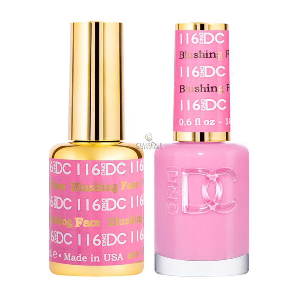 DND DC Gel & Lacquer Duo - Blushing Face #116