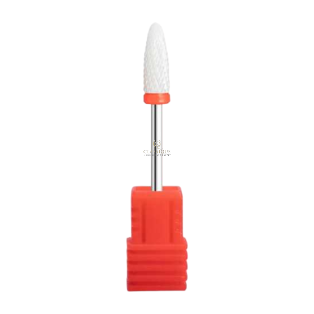 SP Nail Drill Bits - Bullet Ceramic Carbide HF Fine Grit 3/32
