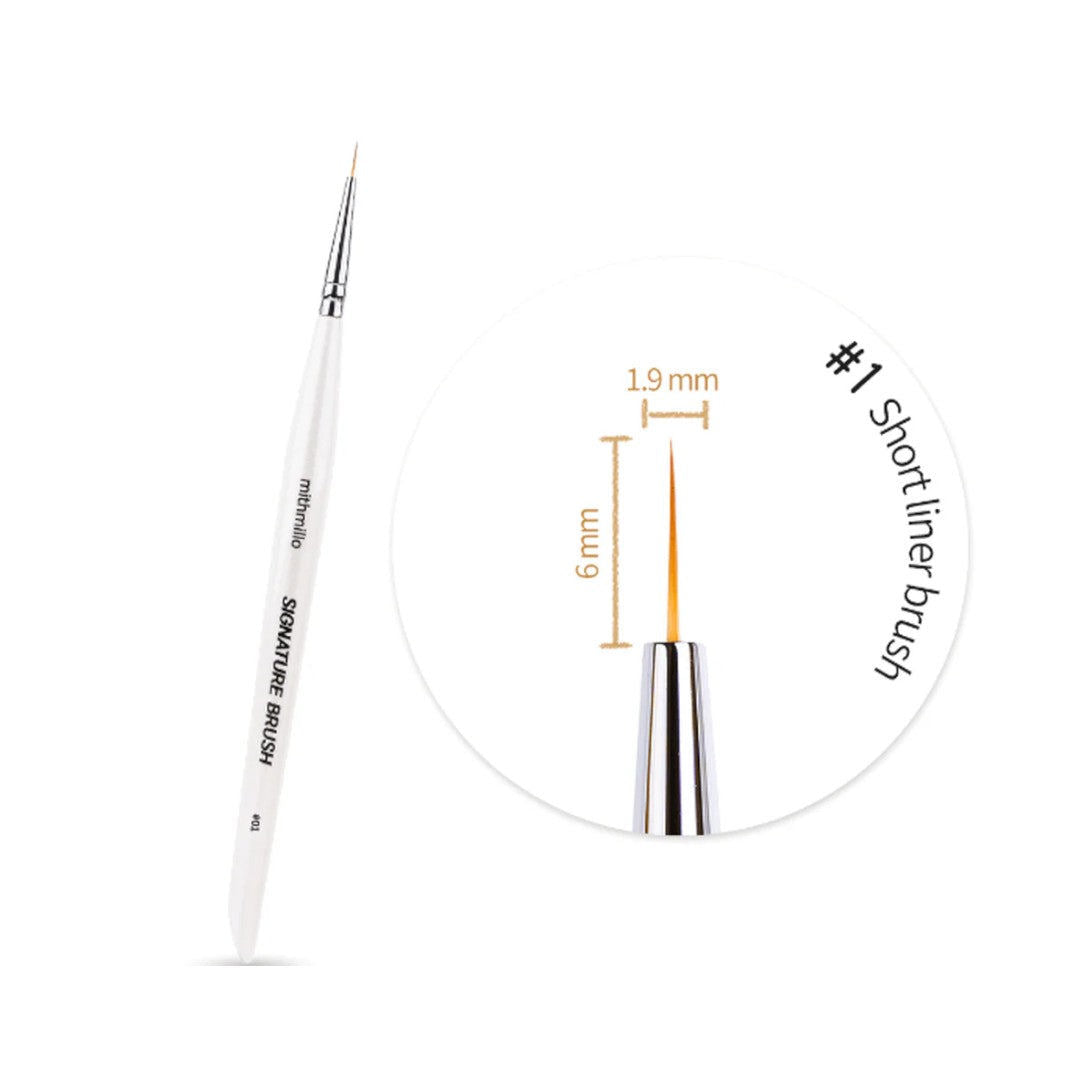 Mithmillo Artistic Signature Art Brush - Short Liner #1