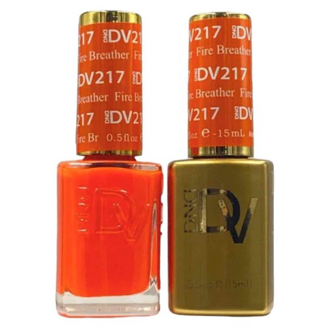 DND Diva Gel & Lacquer Duo - Fire Breather #217
