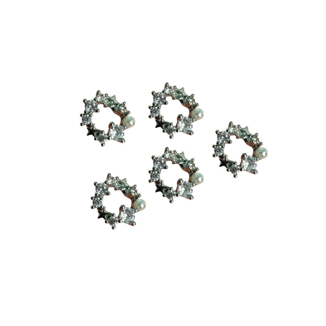 CNBS Nail Charms - Christmas Garland & Wreaths (5pcs)