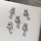 CNBS Nail Charms - Christmas Bell & Candy Canes (5pcs)