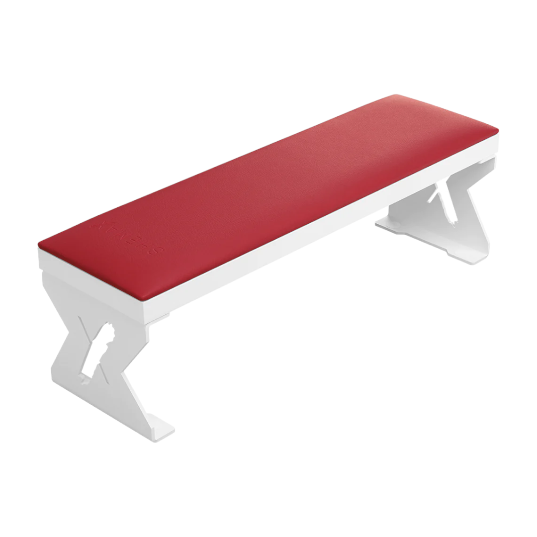 SheMax Luxury Arm Rest - Red Cushion & White Base