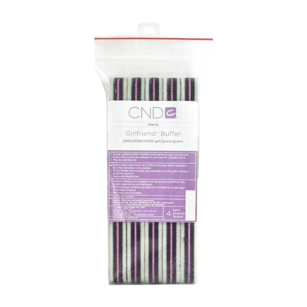 CND Nail Files - Girlfriend 2400/4000/12000 (Pack of 4)