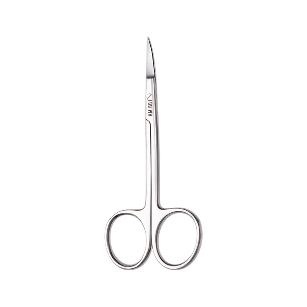 Nghia Stainless Steel Curved Eyebrow Scissors KM-601