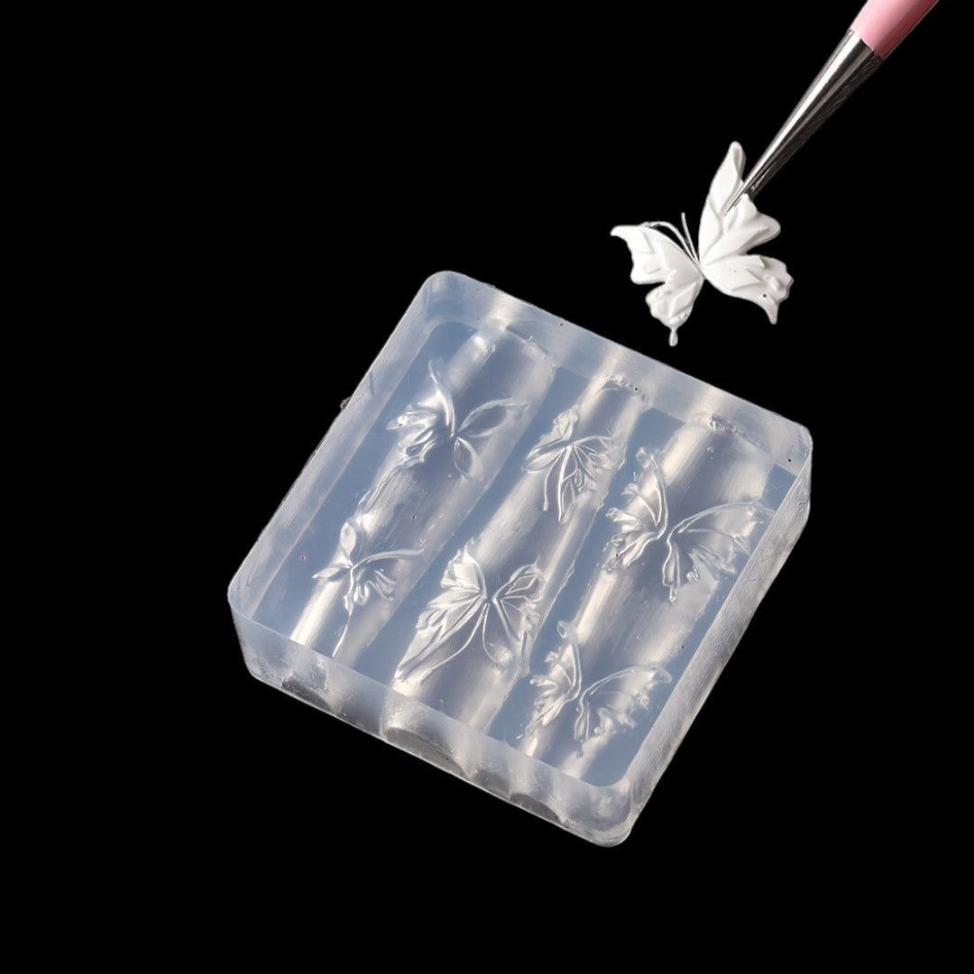CNBS 3D Silicone Mould – Mixed Elegant Butterfly Designs