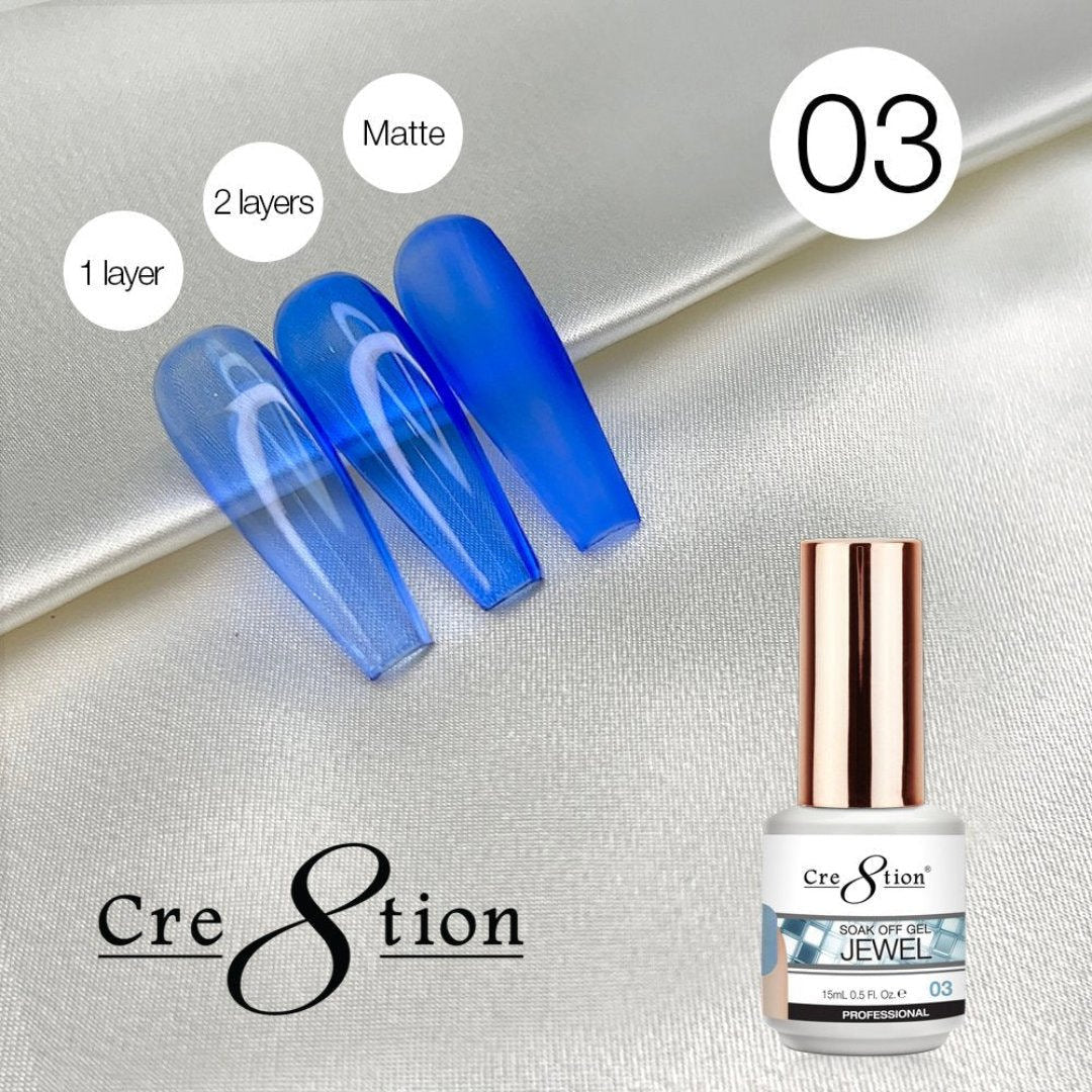 Cre8tion Jelly Gel Polish - Jewel #3
