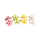CNBS Nail Charms - 3D Handmade Acrylic Multi Colour Flower Varied Style 4pcs