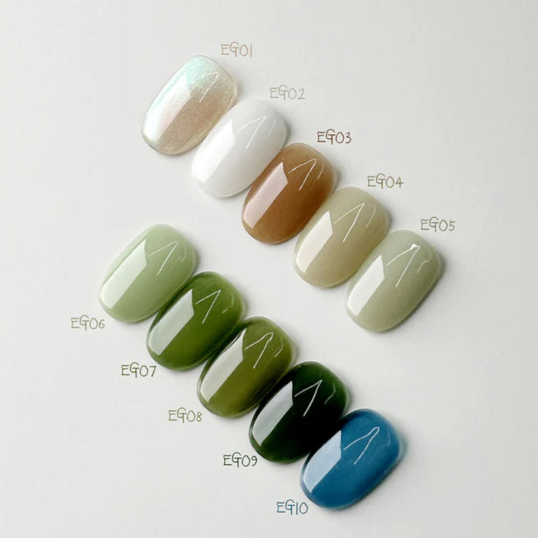 Mithmillo Non-Wipe Syrup Gel Polish #EG01-10 Evergreen Collection