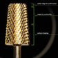 Startool Nail Drill Bits - 3In1 Chamfer STXX Double Extra Coarse Grit 1/8 Gold