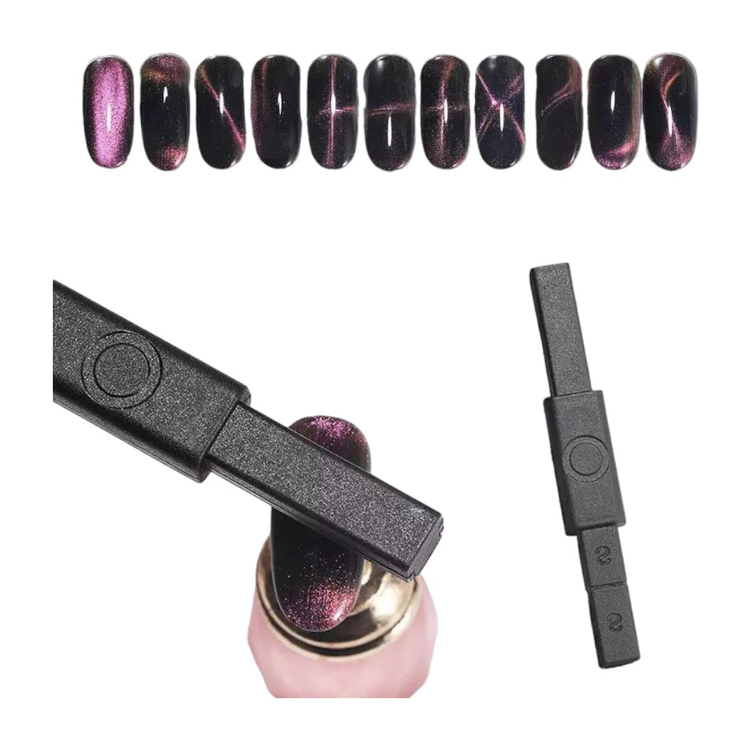 magnet stick, cat eye nail designs