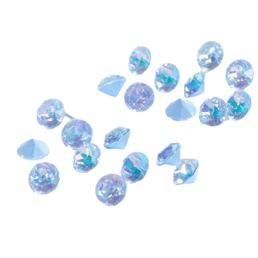 CNBS Round Diamond Premium Crystals Pointback