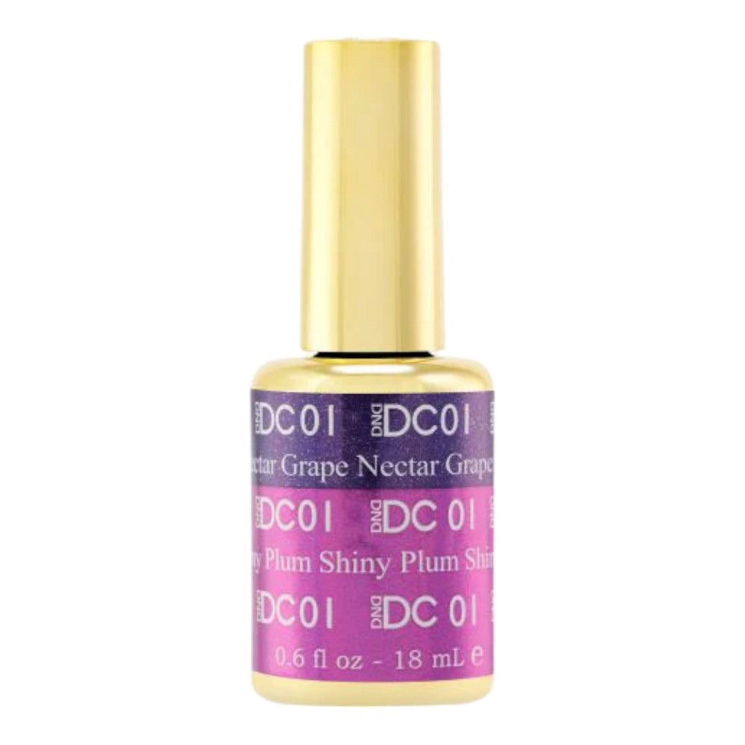 DND DC Mood Change Gel Polish - Nectar Grape To Shiny Plum #01