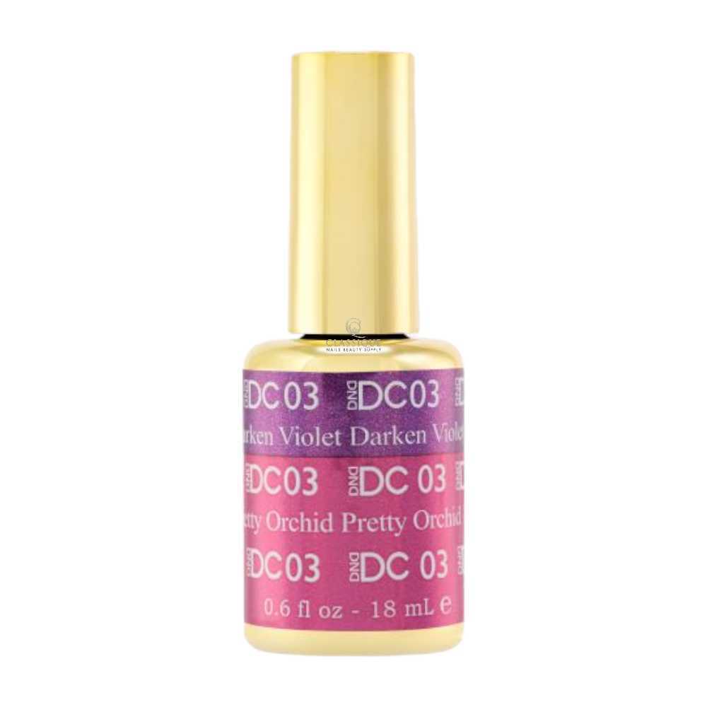 DND DC Mood Change Gel Polish - Darken Violet #3