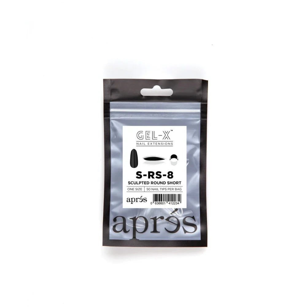 Apres Gel-X Refill Tips - Sculpted Round Short (50Pcs)