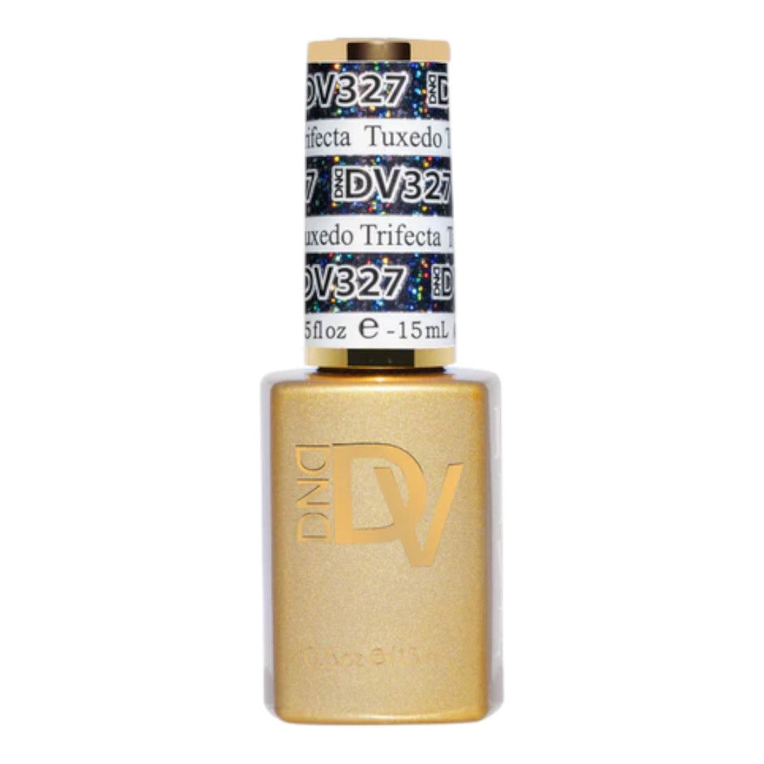 DND Diva Platinum Gel Polish - Tuxedo Trifecta #327