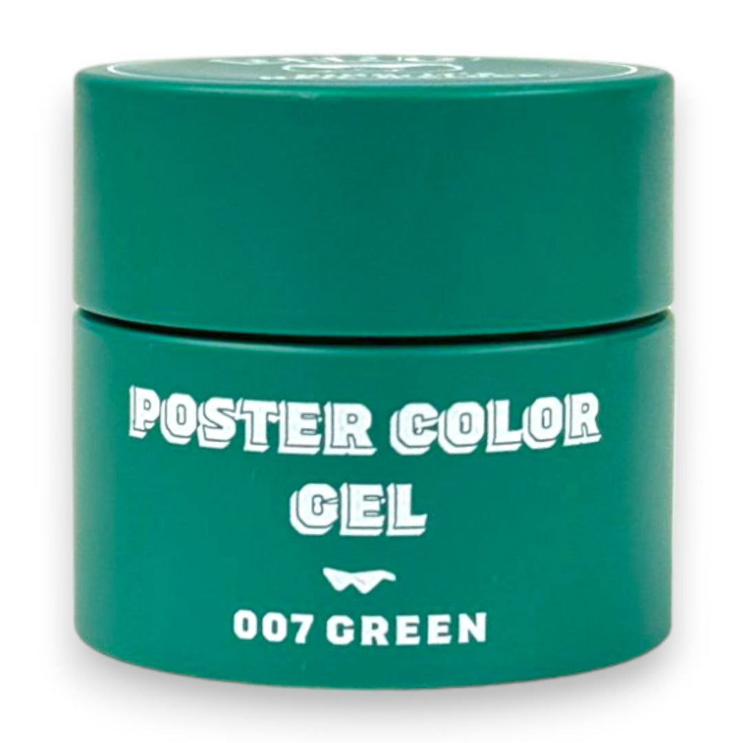 Dino It's Nail O'clock Poster Painting Gel - Green #007
