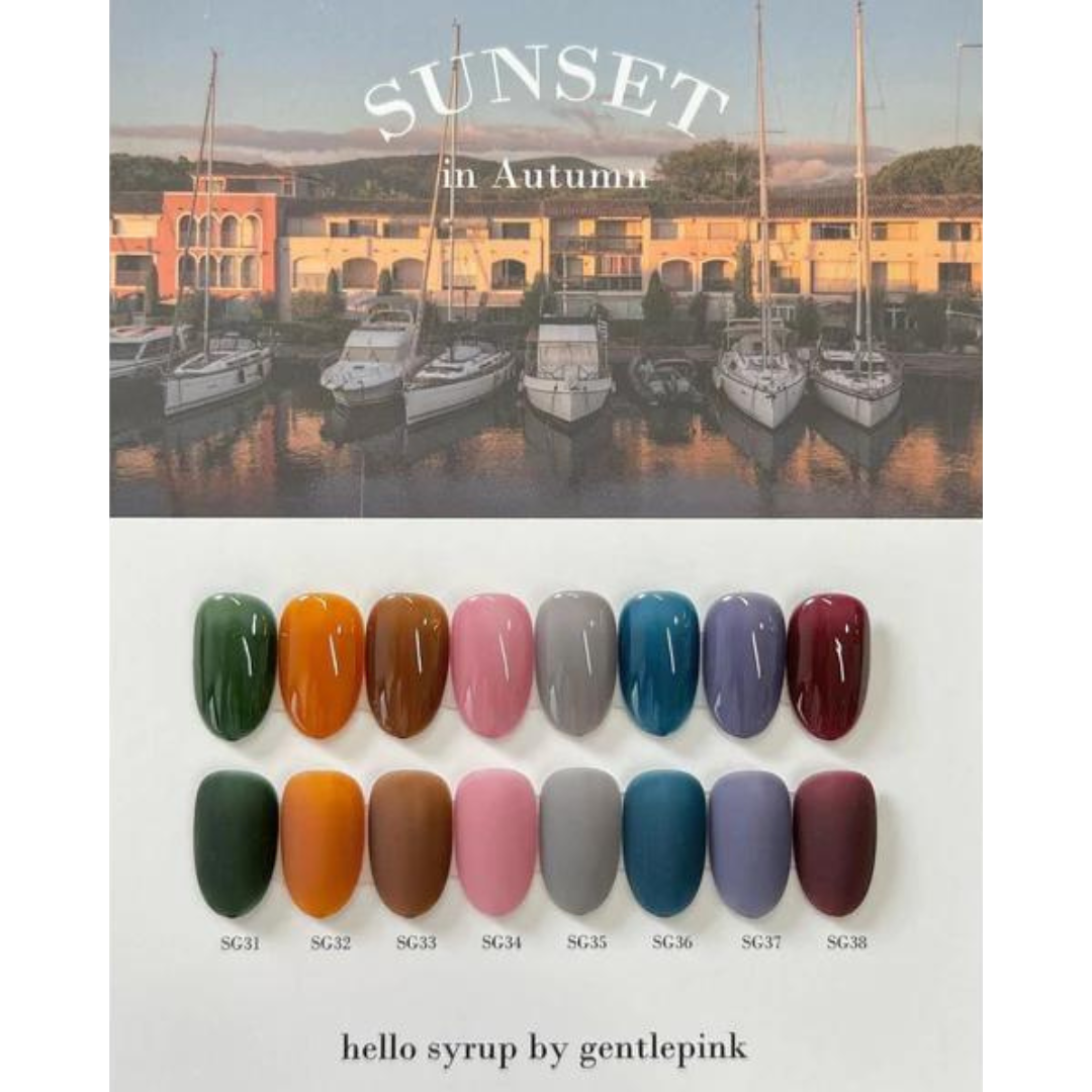 Gentle Pink Sunset In Autumn Collection