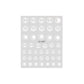 CNBS Nail Stickers - Transparent Bows & Moons #JO2087