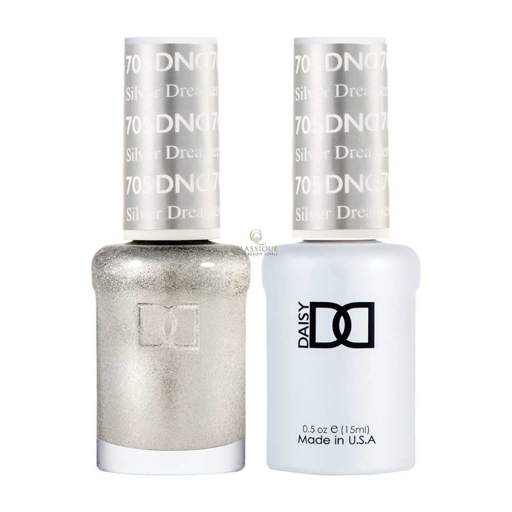DND Gel & Lacquer Duo - Silver Dreamer #705