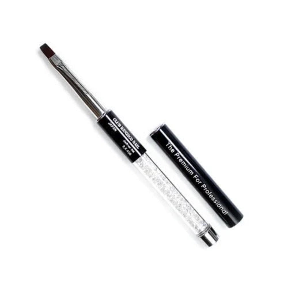 Kenzico Gel Brush - Definer Flat W/ Crystal Handle #406