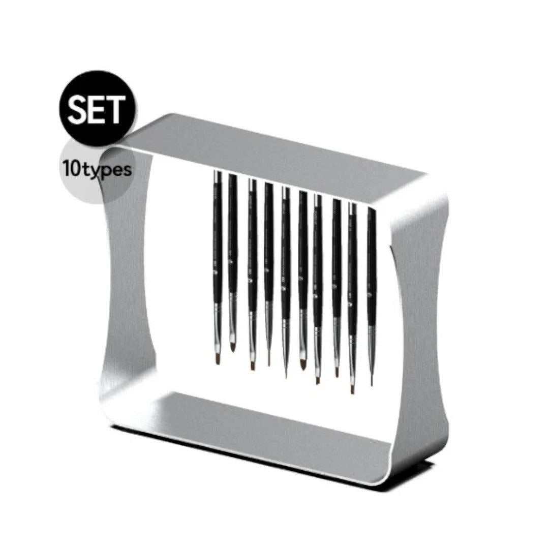 DGEL Artist Brush Set (8 Brushes + Magnetic Frame)