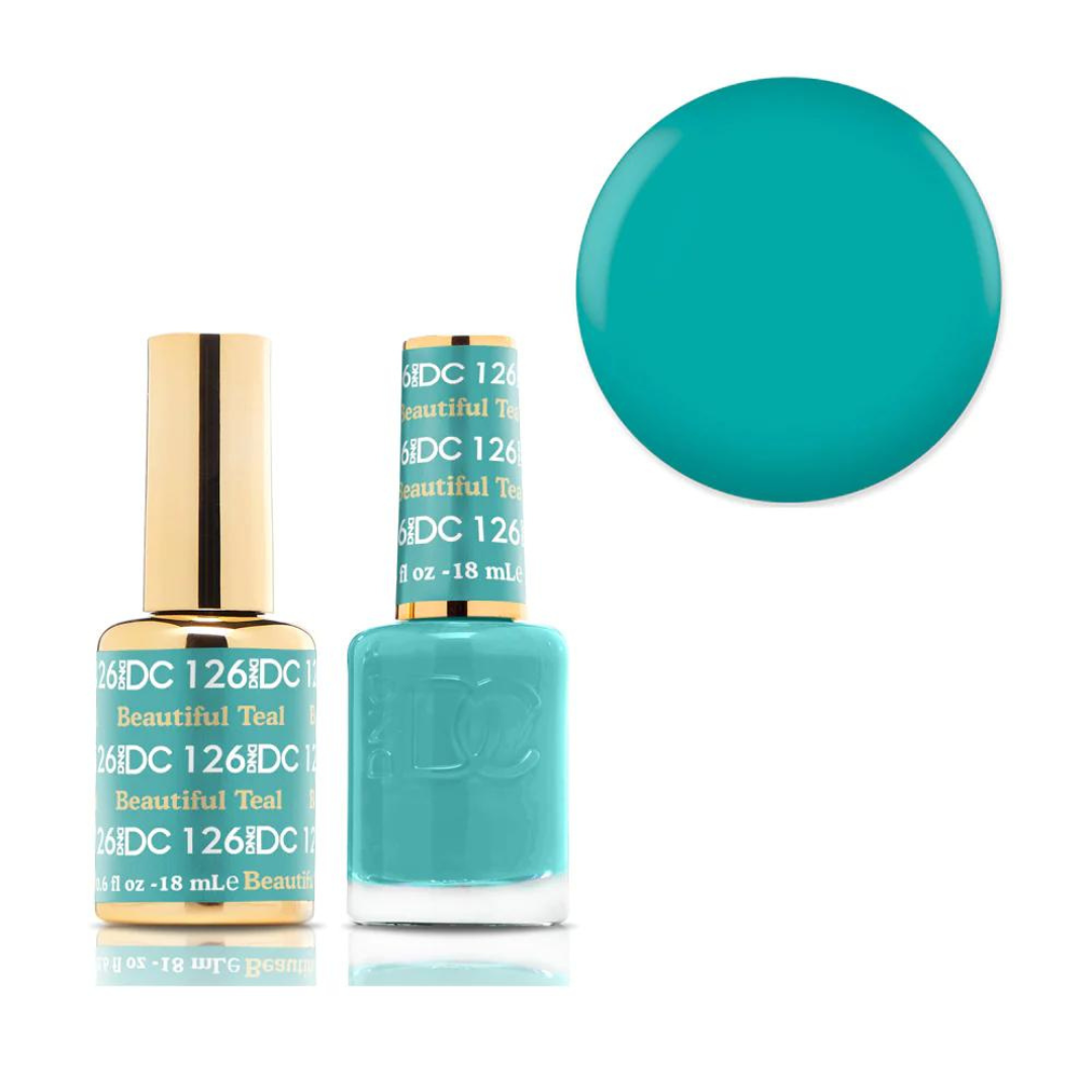 DND DC Gel & Lacquer Duo - Beautiful Teal #126