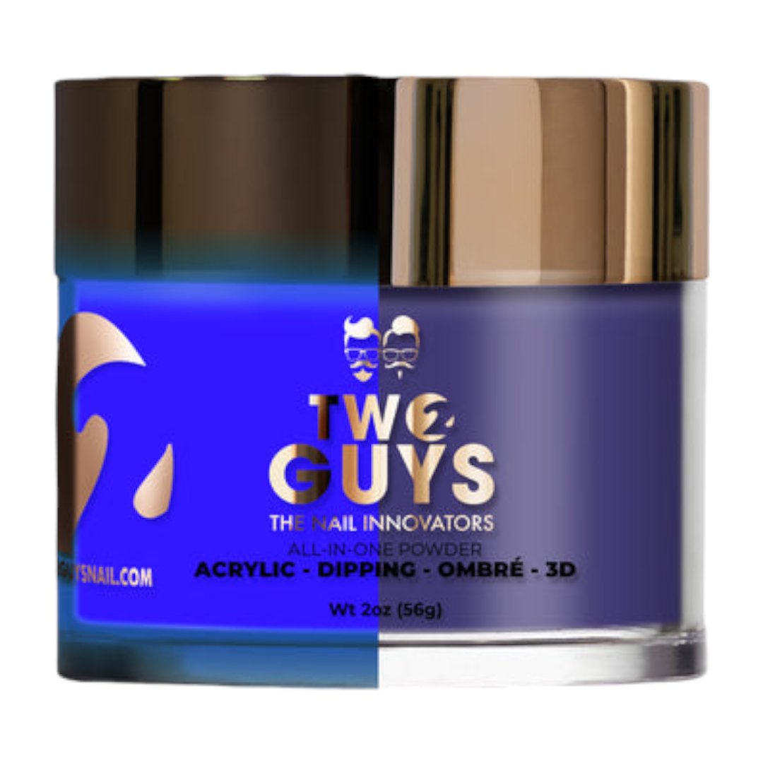 2Guys Acrylic & Dipping Powder 2Oz #Glow-P14 Bluebonnet Field @Midnight