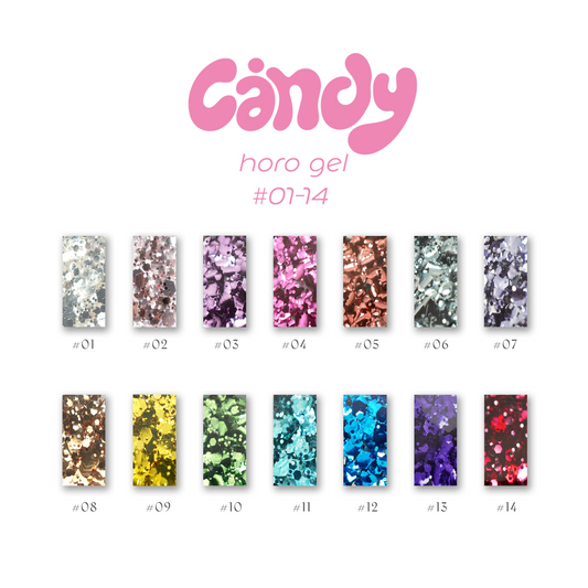 Enoi Gel Colour - Candy Horo Gel Collection #01-14