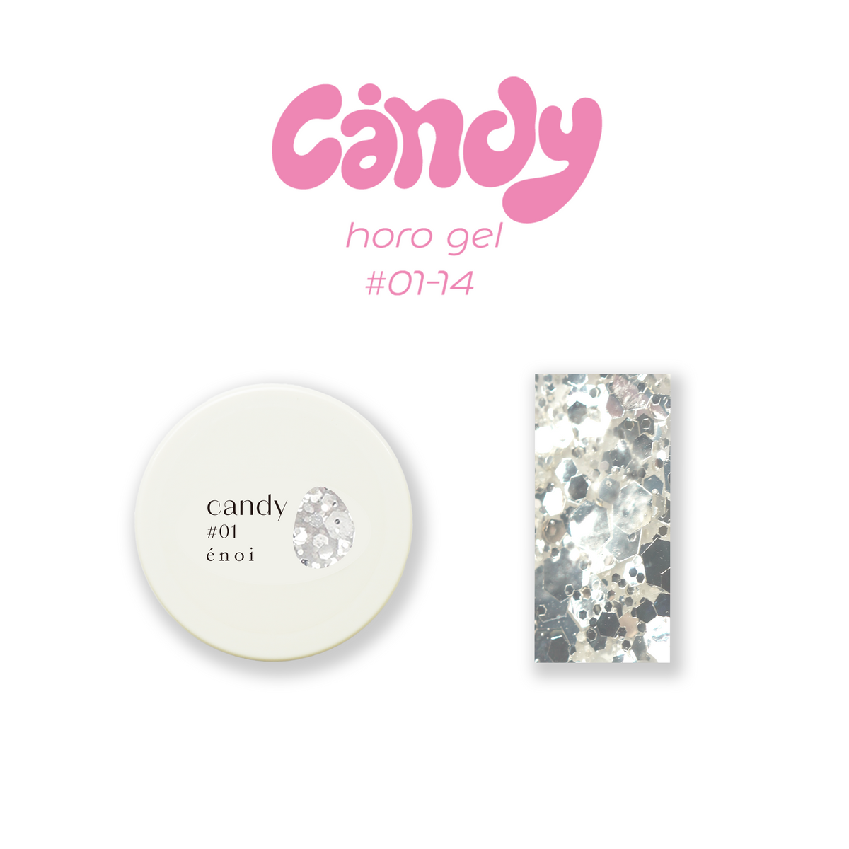 Enoi Gel Colour - Candy Horo Gel Collection #01-14