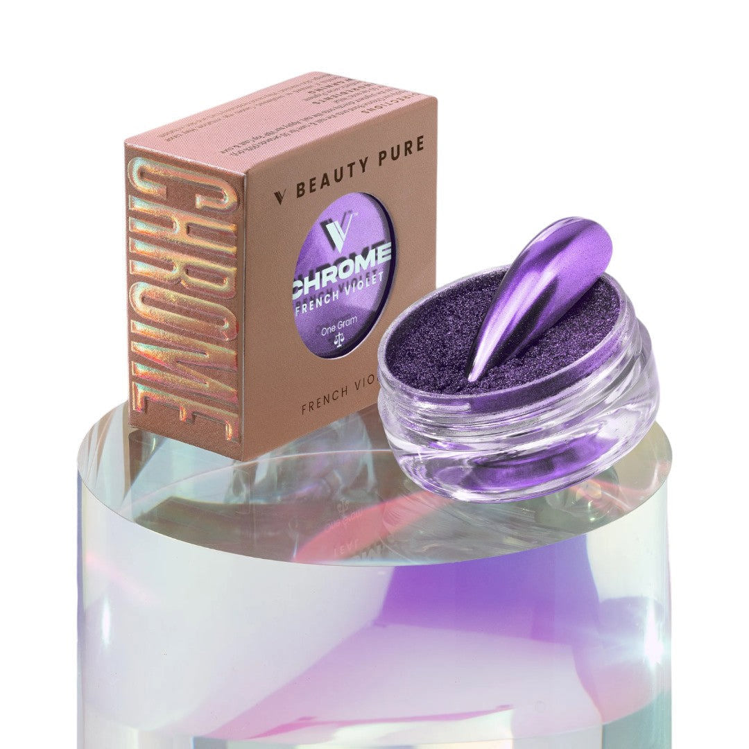 V Beauty Pure Chrome Powder - French Violet