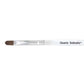 Americanails Gel Brush - Kolinsky Oval Clear Handle #CKFO11