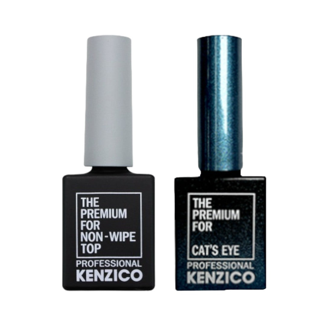 Kenzico Magic Cat Eye Gel Polish Duo, top coat nail & Gel Nail Color, gel polish manicure