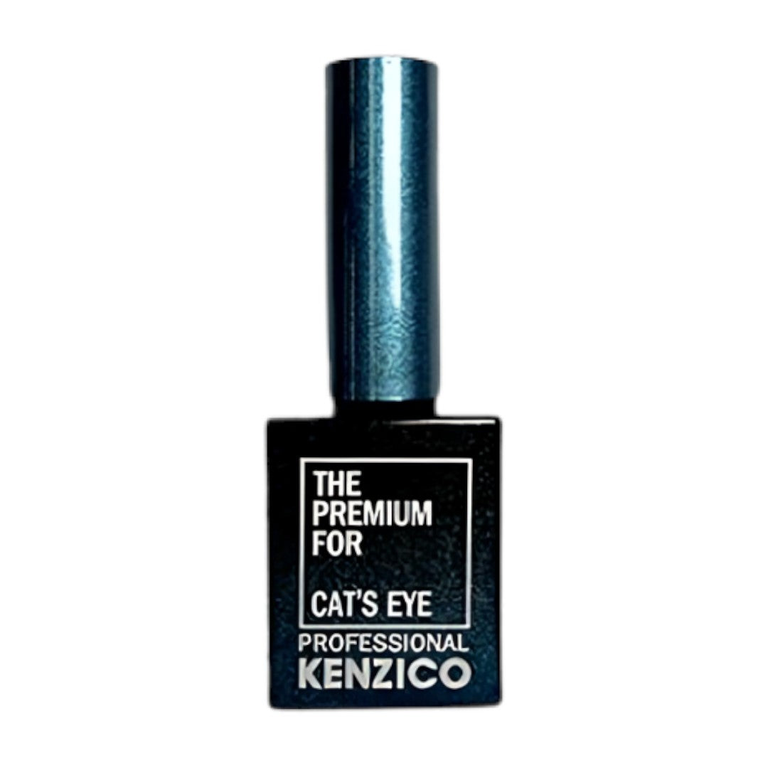 Kenzico Korean Gel Polish, Magnetic Cat Eye Gel Polish MCE-05, cat eye french tip nails