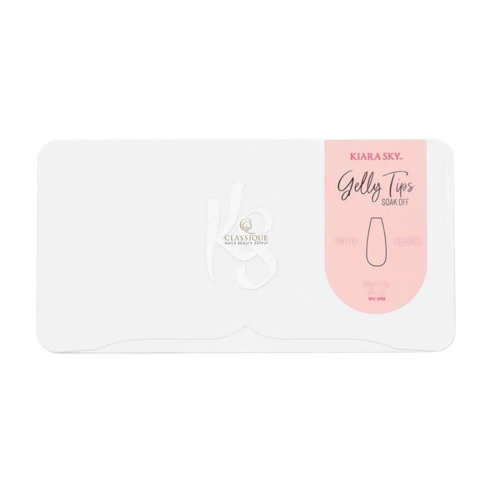 Kiara Sky Gelly Nail Tips Box - Coffin Medium (500Pcs)