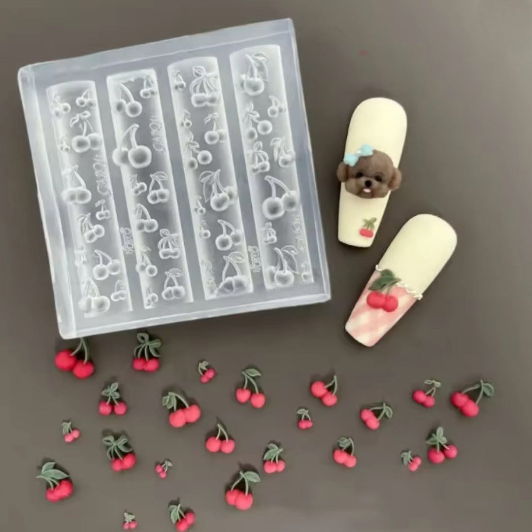 CNBS 3D Silicone Mould - Mixed Cherry Designs
