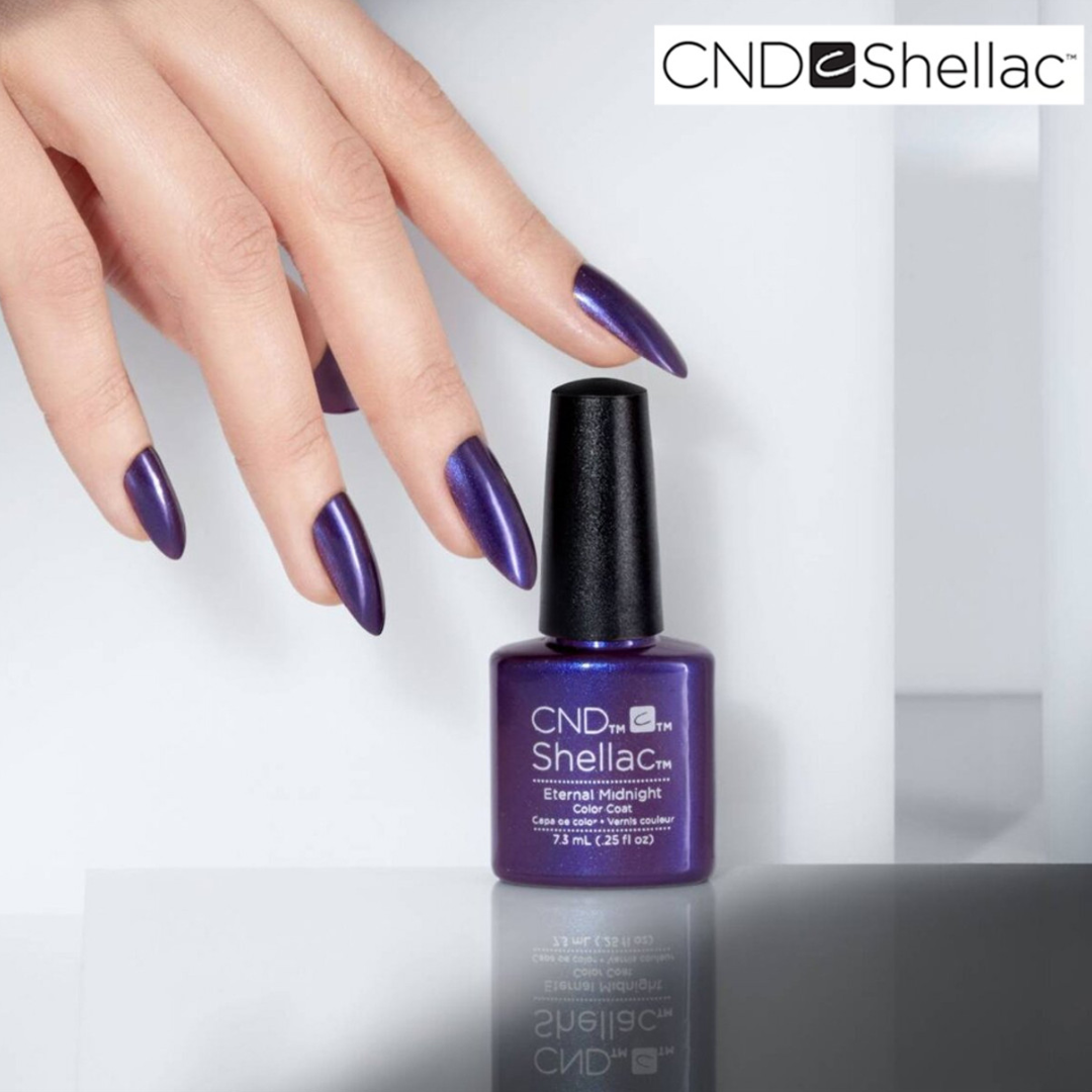 CND Shellac 0.25Oz - Eternal Midnight