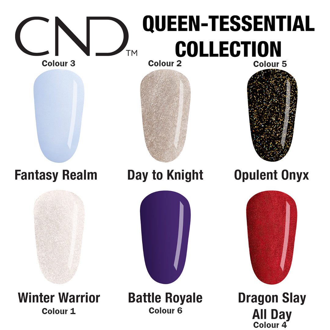 cnd queen tessential holiday2024 collection, cnd winter 2024 collection