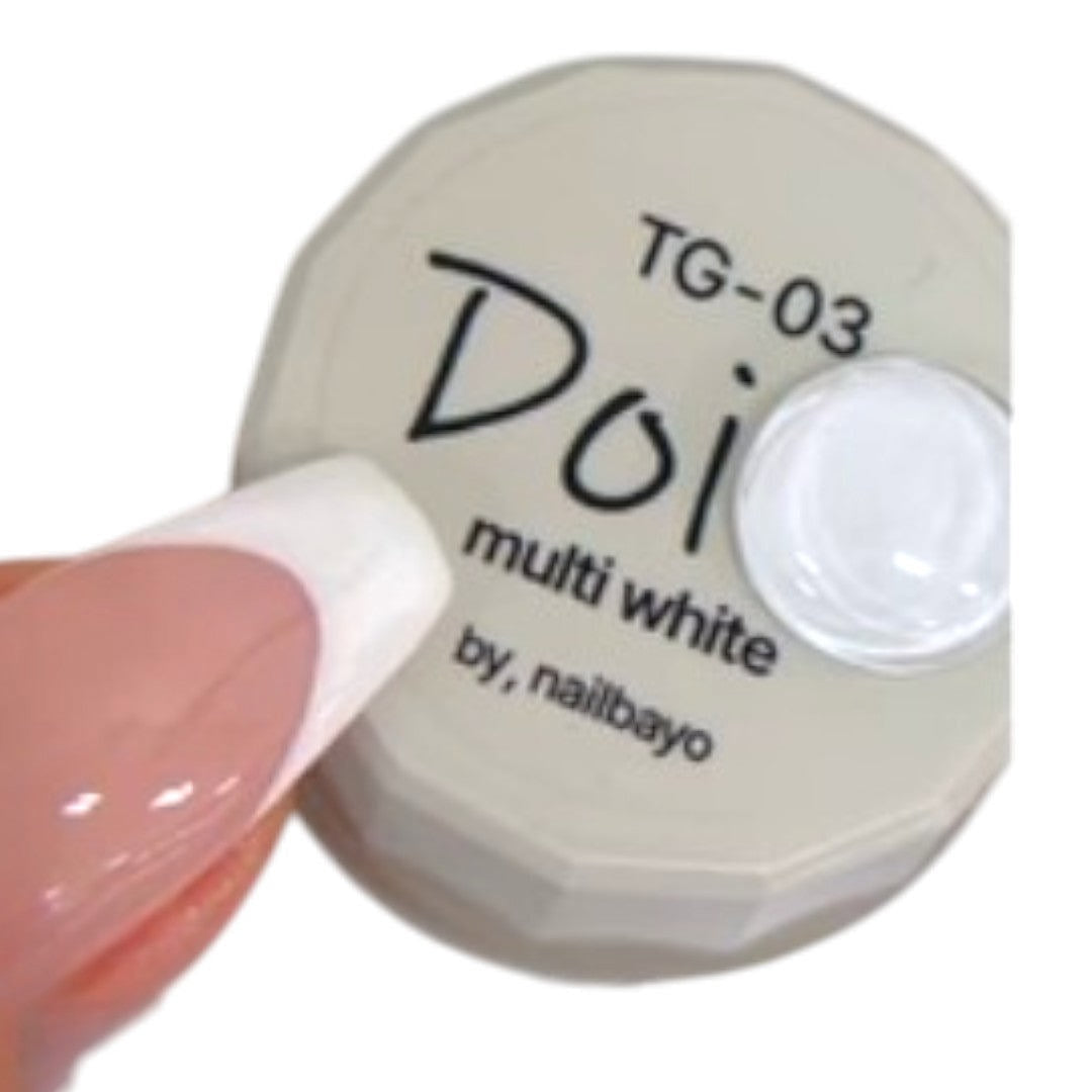 Nailbayo - Doi Tong Multi White Gel #TG03 5G
