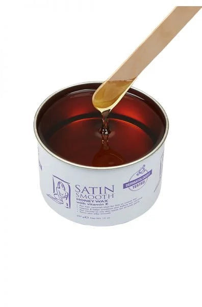 Satin Smooth Soft Wax - Honey 14Oz #SSW14