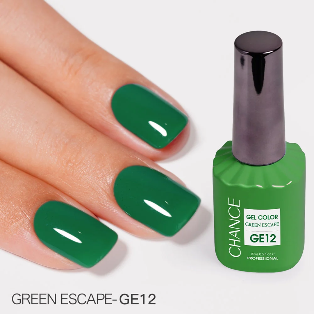 Cre8tion Chance Gel Polish - Green Escape Collection (18pcs)