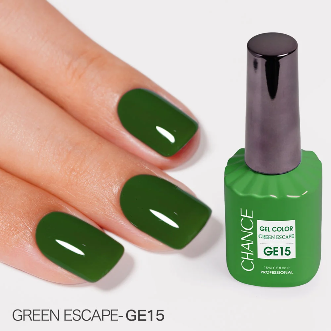 Cre8tion Chance Gel Polish - Green Escape Collection (18pcs)