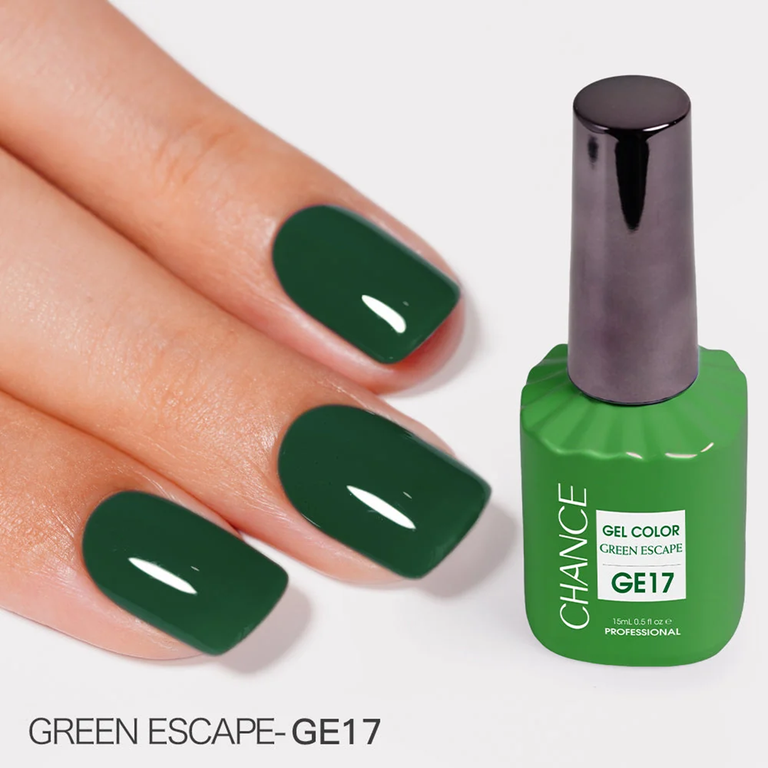 Cre8tion Chance Gel Polish - Green Escape Collection (18pcs)