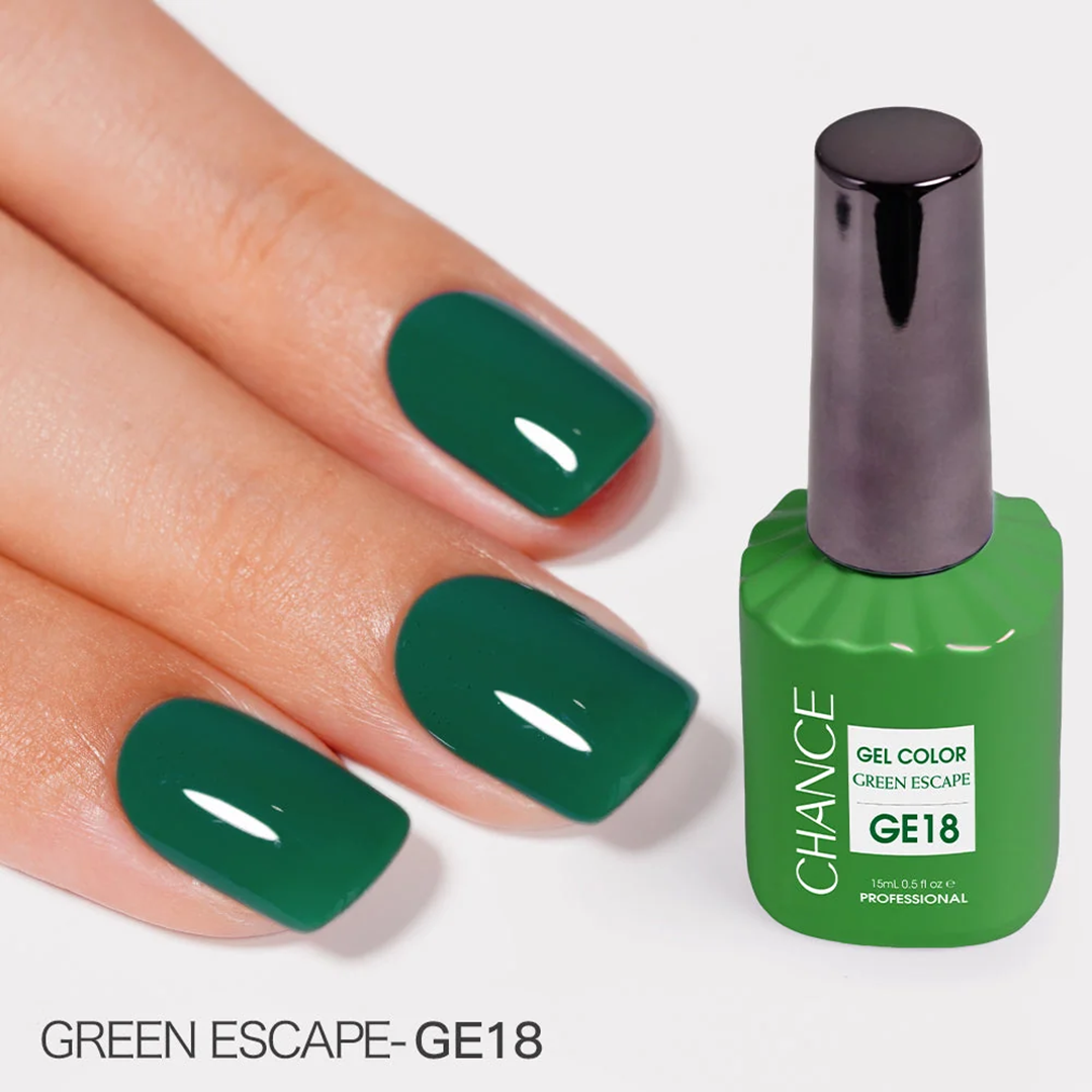 Cre8tion Chance Gel Polish - Green Escape Collection (18pcs)
