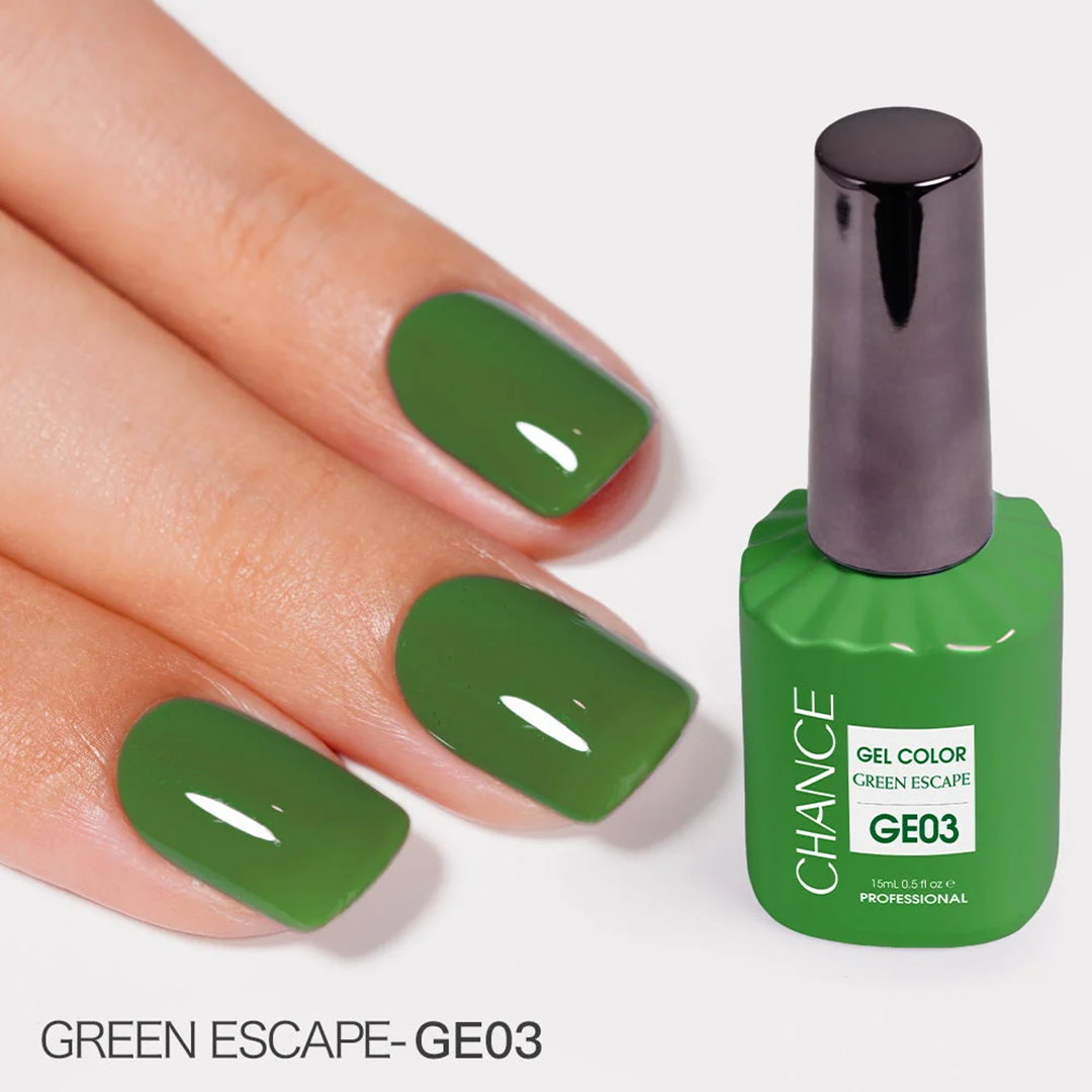 Cre8tion Chance Gel Polish - Green Escape Collection (18pcs)