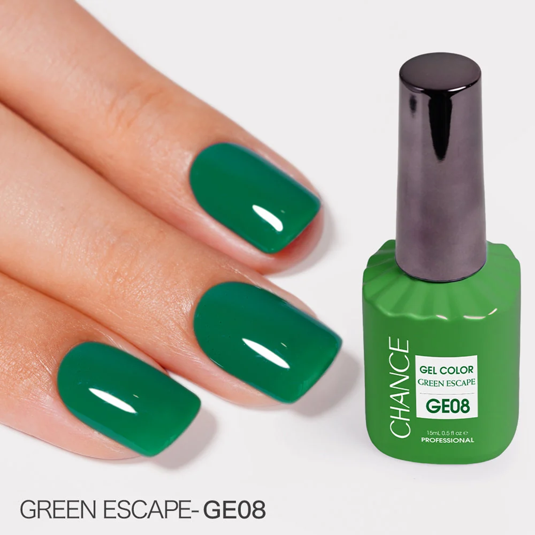 Cre8tion Chance Gel Polish - Green Escape Collection (18pcs)