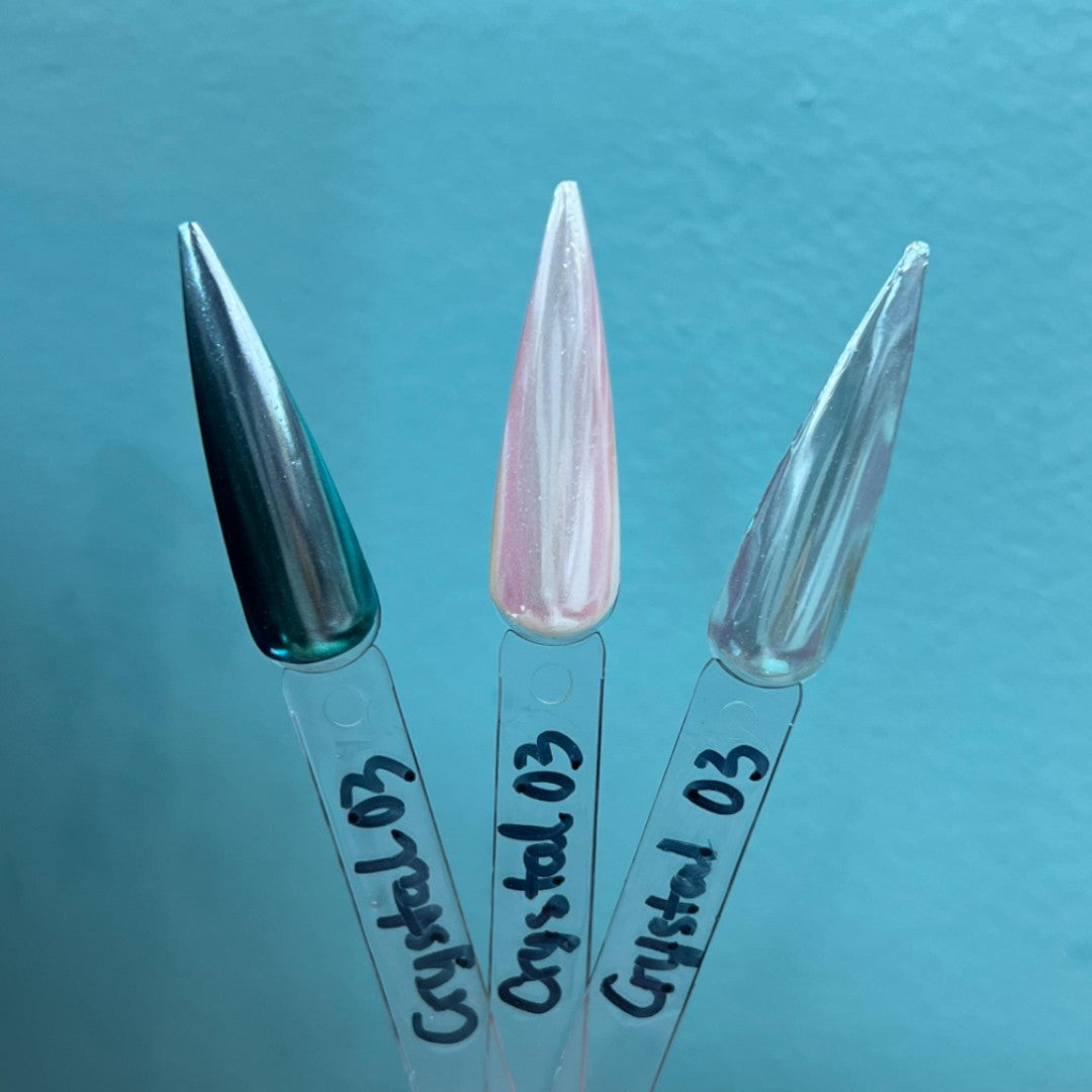 2Guys Crystal Chrome Nail Powder, chrome design nails, chrome nail designs​, nails chrome design, chrome nail art designs​, elegant chrome nail designs​