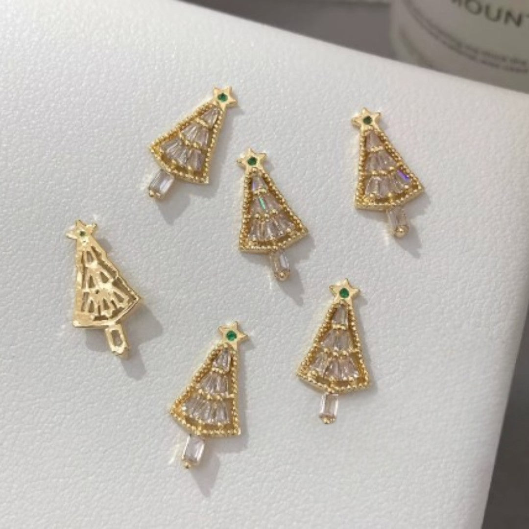 CNBS Nail Charms - Christmas Tree (5pcs)