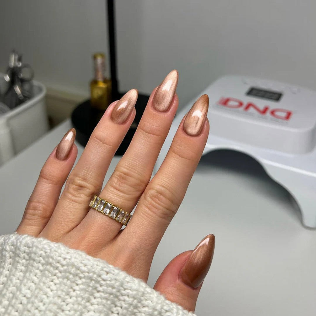 DND Diva 9D Cat Eye Gel Polish - Tiger Eyes #07